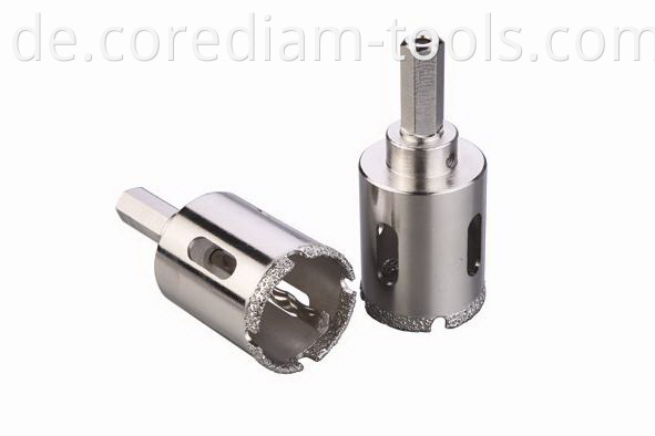Electroplated stone drill bes